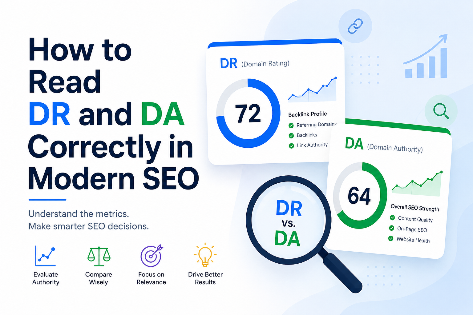 How to Read DR and DA Correctly in Modern SEO